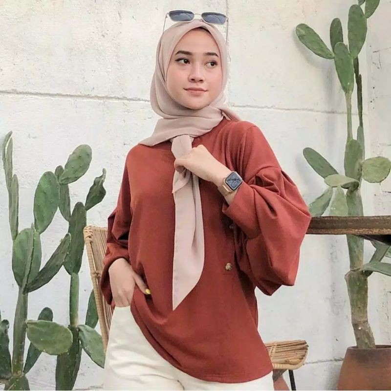 Sienna top blouse | atasan wanita | top Blouse | baju wanita