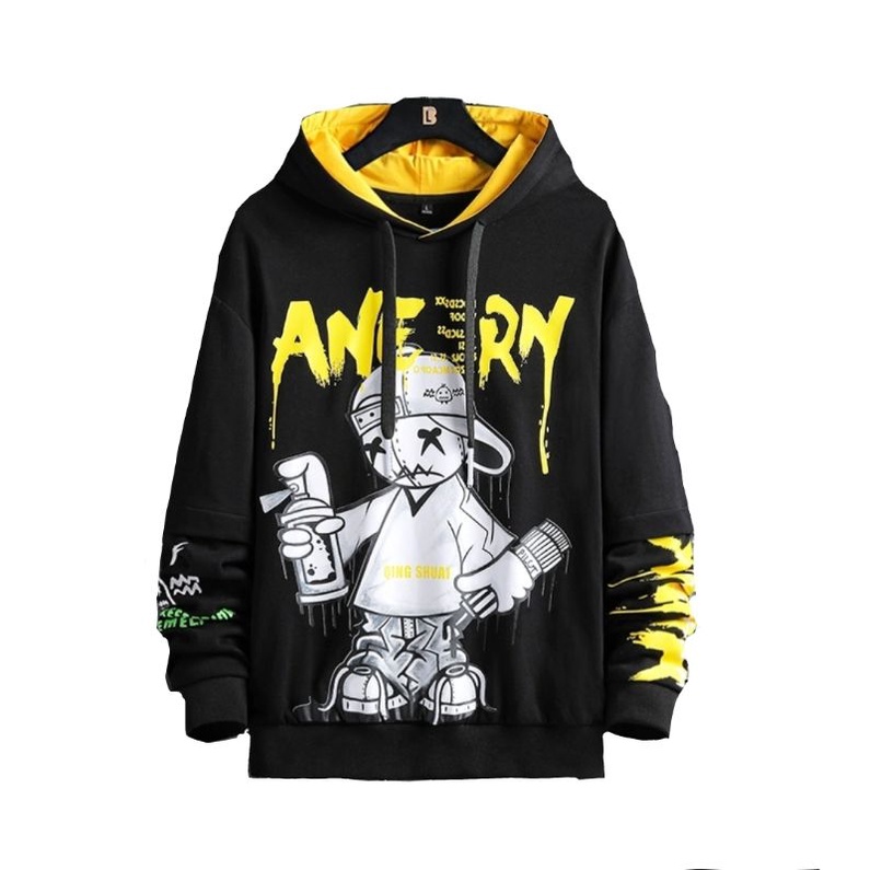 N_S HOODIE SWEATERSHIRT SWEATER LENGAN PANJANG MOTIF PIPASIONG