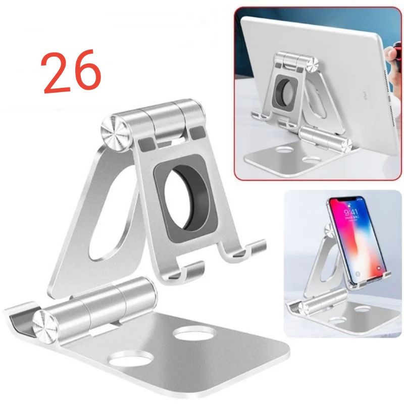 Holder Tab Tablet Handphone Smartphone HP Stand Standing meja dudukan Lipat 2in1 phone Fashion