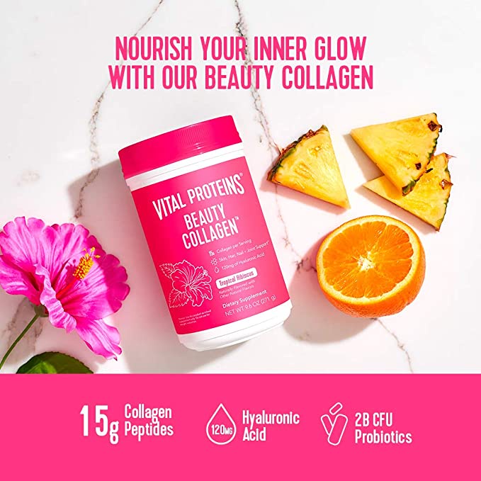 Vital Proteins Beauty Collagen Strawberry l Lavender | Hibiscus | Watermelon | Lemon