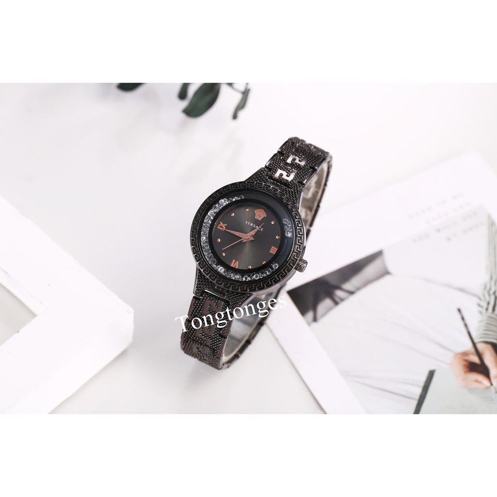 Jam tangan wanita rantai magnet permata murah impor murah PREMIUM Fashion FREE BATERAI