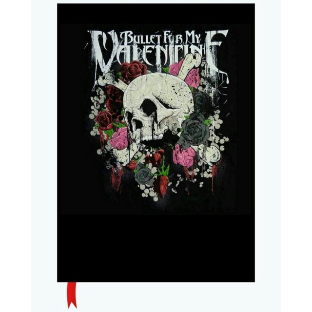 

Buku tulis hard cover keren logo musik band - Book of Rock