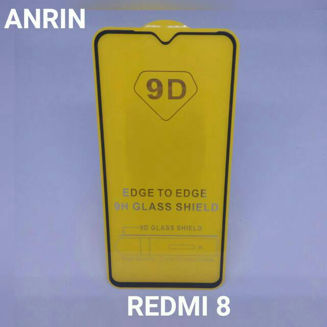TEMPERED GLASS 9D FULL GLUE XIAOMI REDMI 8 8A PRO MI 9 SE