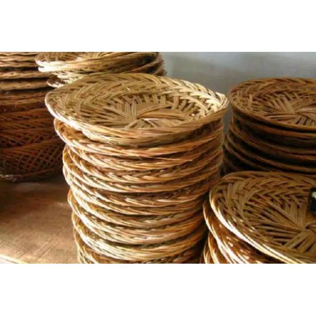 GROSIR Piring Lidi (50pcs) / Piring Rotan / Piring Anyam