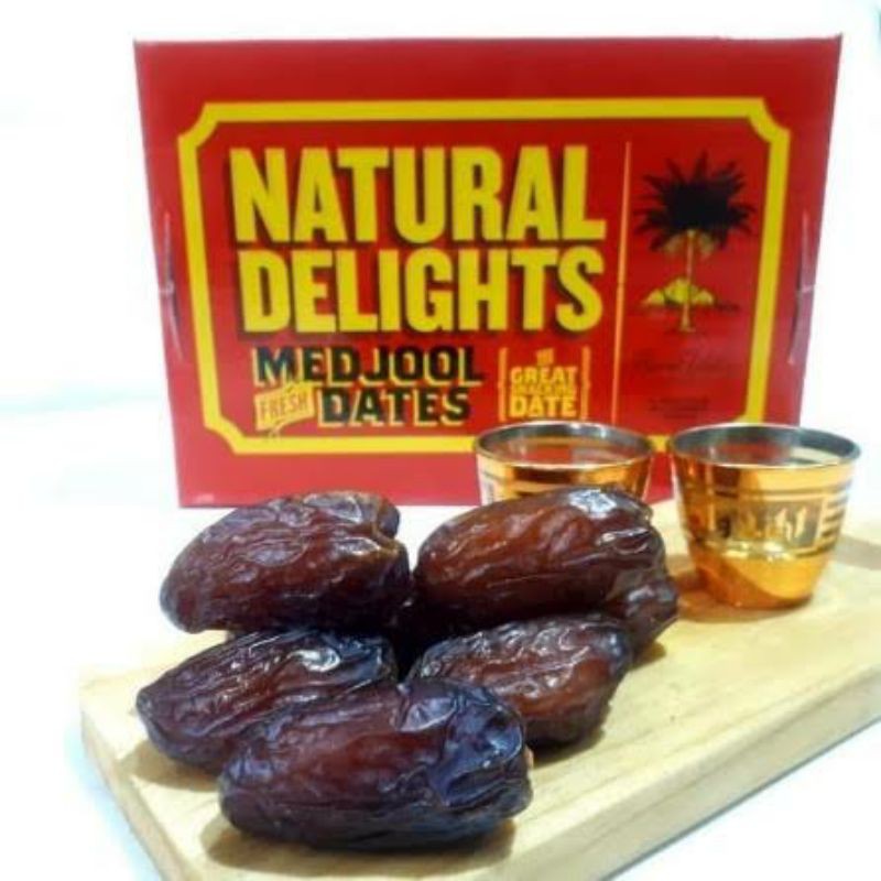 Kurma medjool dates  1kg KEMASAN TOPLES/Natural Delihgt/kurma jumbo