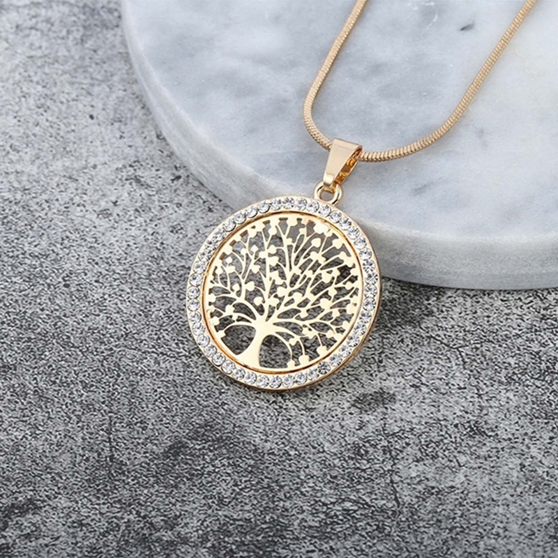 Popular Tree Of Life Pendant Necklaces For Women Elegant