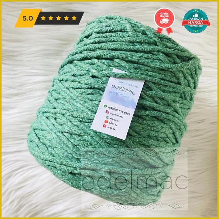 

Kerajinan Tangan Single Strand Tali Katun Macrame Warna - Mustard, 4Mm Terlaris