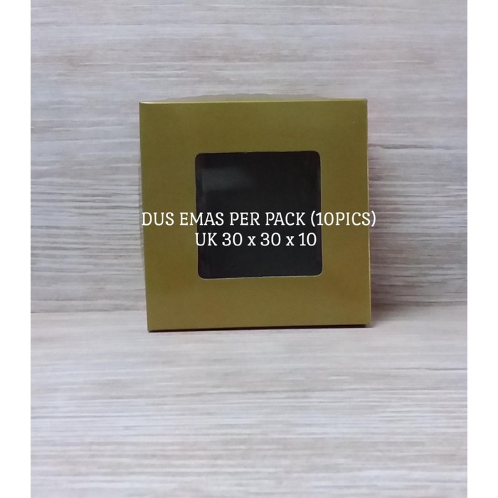 

Box/Dus Cake Gold Uk 30Cm Dus Kue Emas Tutup Mika 005