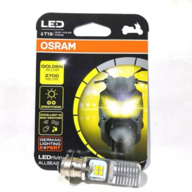 Bohlam led osram kuning h6 matik dan bebek bohlam lampu led motor osram kuning