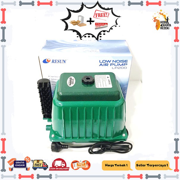 RESUN LP 200 LP200 LP-200 Air Pump Pompa Udara Airator Aerator