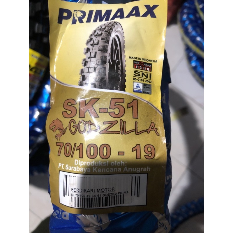 BAN LUAR PRIMAAX PRIMAXX 70/100-19 70 100 19 SK-51 SK-53