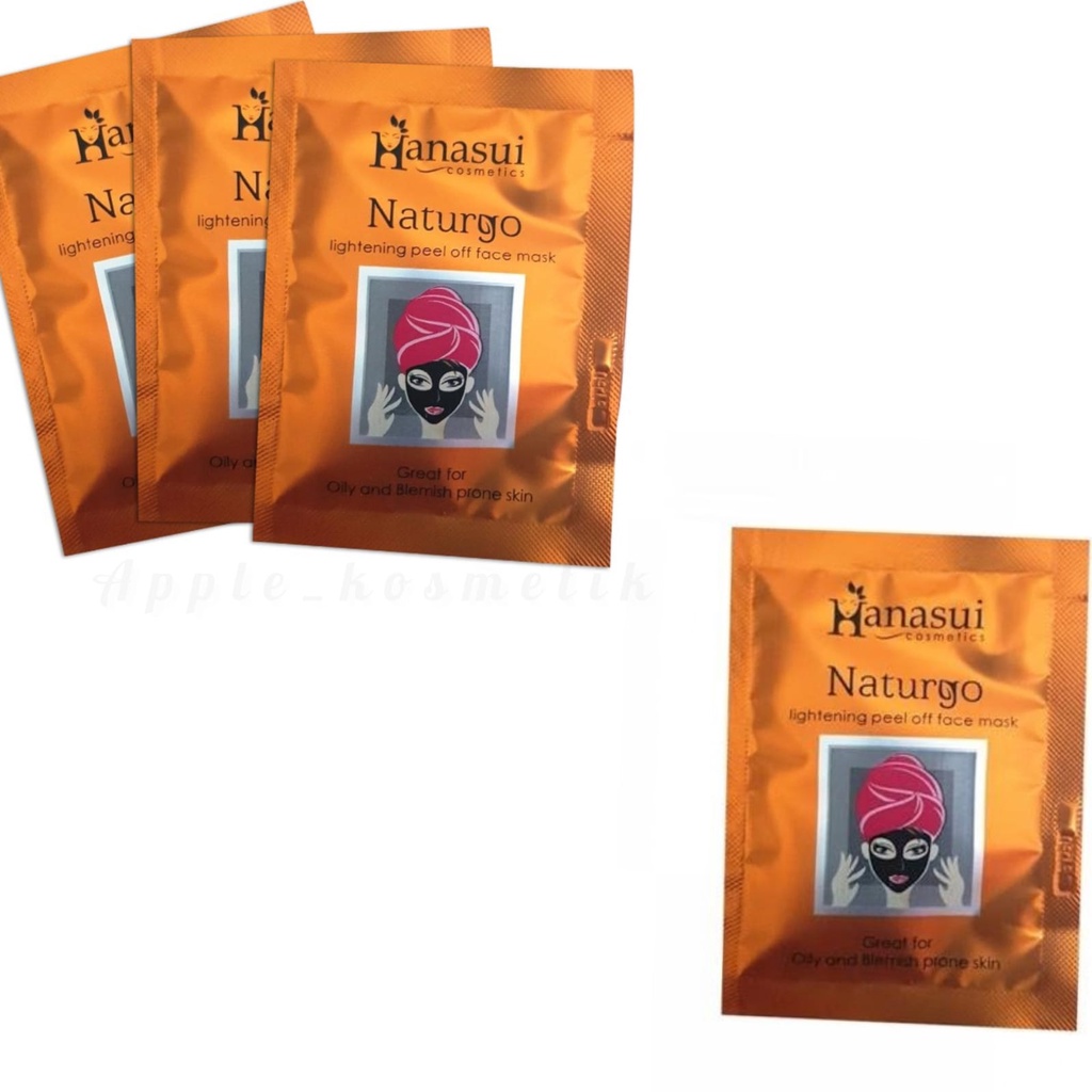 (1kg muat 130pcs) Hanasui Naturgo Masker - BPOM / Harga Satuan