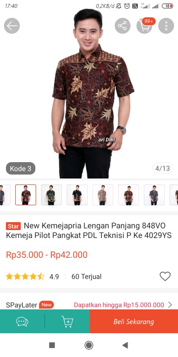 New Kemejapria Lengan Panjang 848vo Kemeja Pilot Pangkat Pdl Teknisi P Ke 4029ys Kemeja Batik Pria