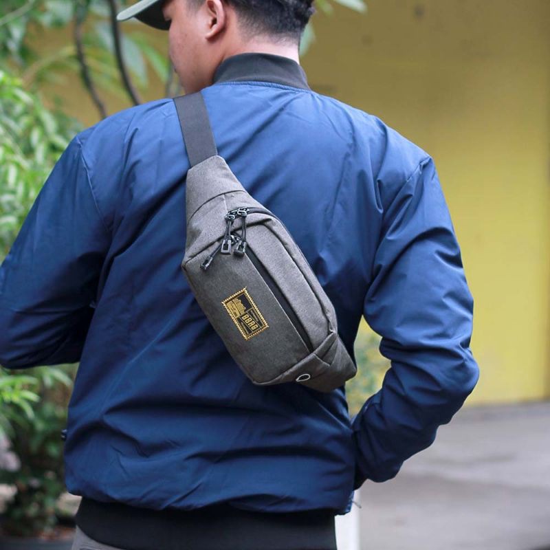 New Arrival Tas salempang pria slingbag waistbag terbaru selempang premium bahan dolby original