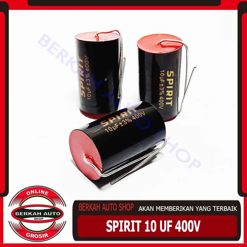 Kapasitor Spirit 10 uf 400v - Kapasitor Audio