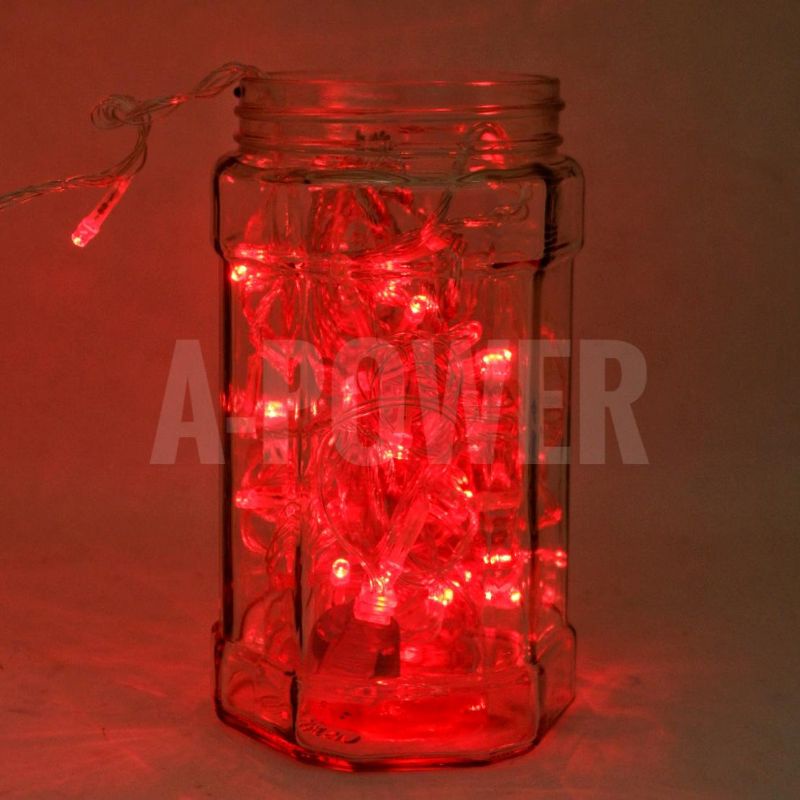 Lampu LED Natal/Tumblr/Hias 10m (Merah Putih)