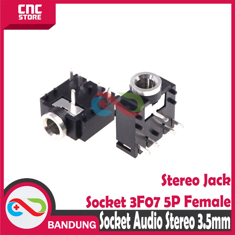 3F07 DUAL CHANNEL 3.5MM JACK AUDIO HEADPHONE JACK 5P 5PIN