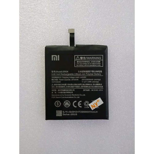 BATERAI XIAOMI REDMI 5A BN34 - BATTERY XIAOMI BN34 REDMI 5A