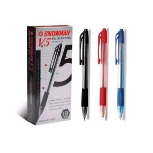

Ballpoint pulpen mekanik cetek Snowman V5 0.7mm per dus