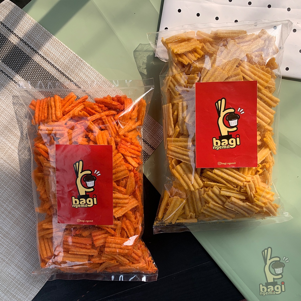 

Keripik Kentang Balado / Jagung Bakar - Bagi Ngemil