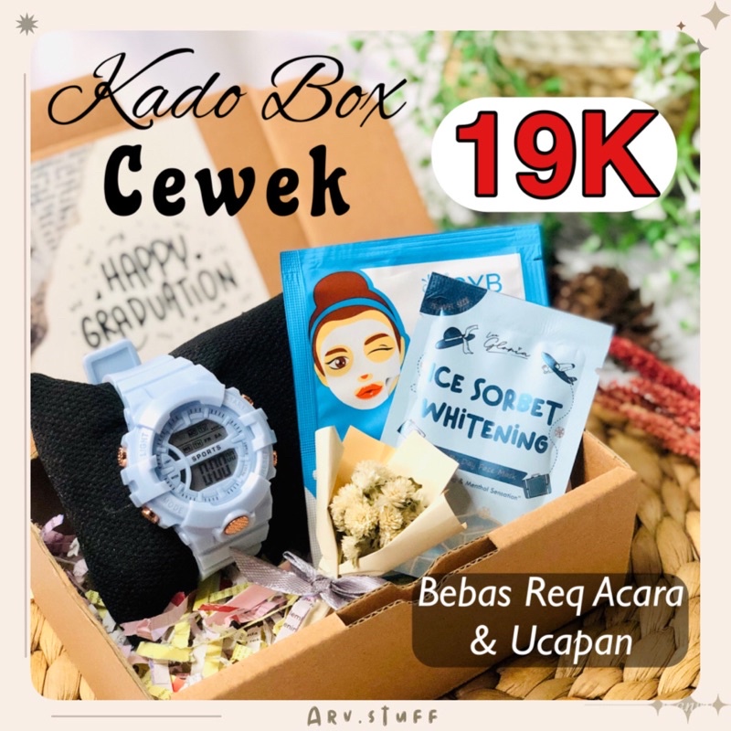 Hampers Kado Unik Cewek / Hampers hadiah wisuda kado wedding pernikahan gift box parcel termurah Kado kekinian kado murah hari kasih sayang cinta romantis pink valentine day murah dengan isian lengkap dan harga murah meriah