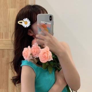  Jepit  Rambut  Simple Gaya Korea  Motif Bunga Daisy Untuk 