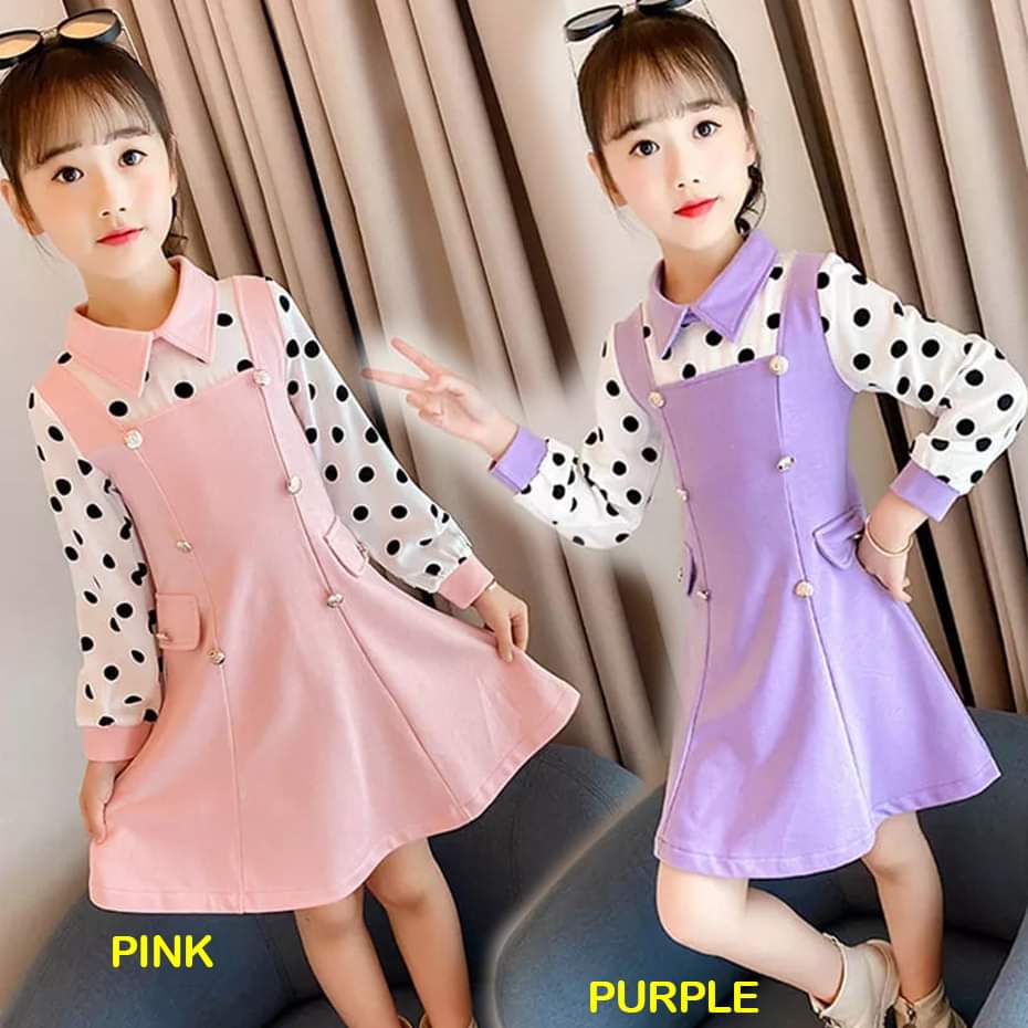 Dress Anak Perempuan Super Cute Fashion Polkadot