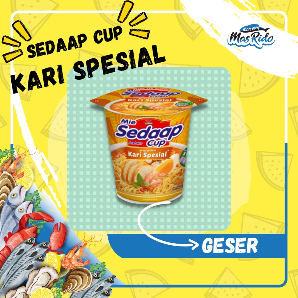 

Sedaap Cup Mie Instan Kari Spesial 81 Gram Mie Kuah Instan Termurah