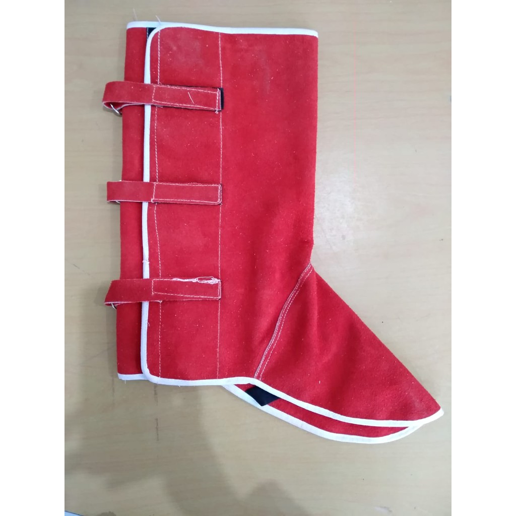 APRON KAKI KULIT YUTAKA Warna Merah