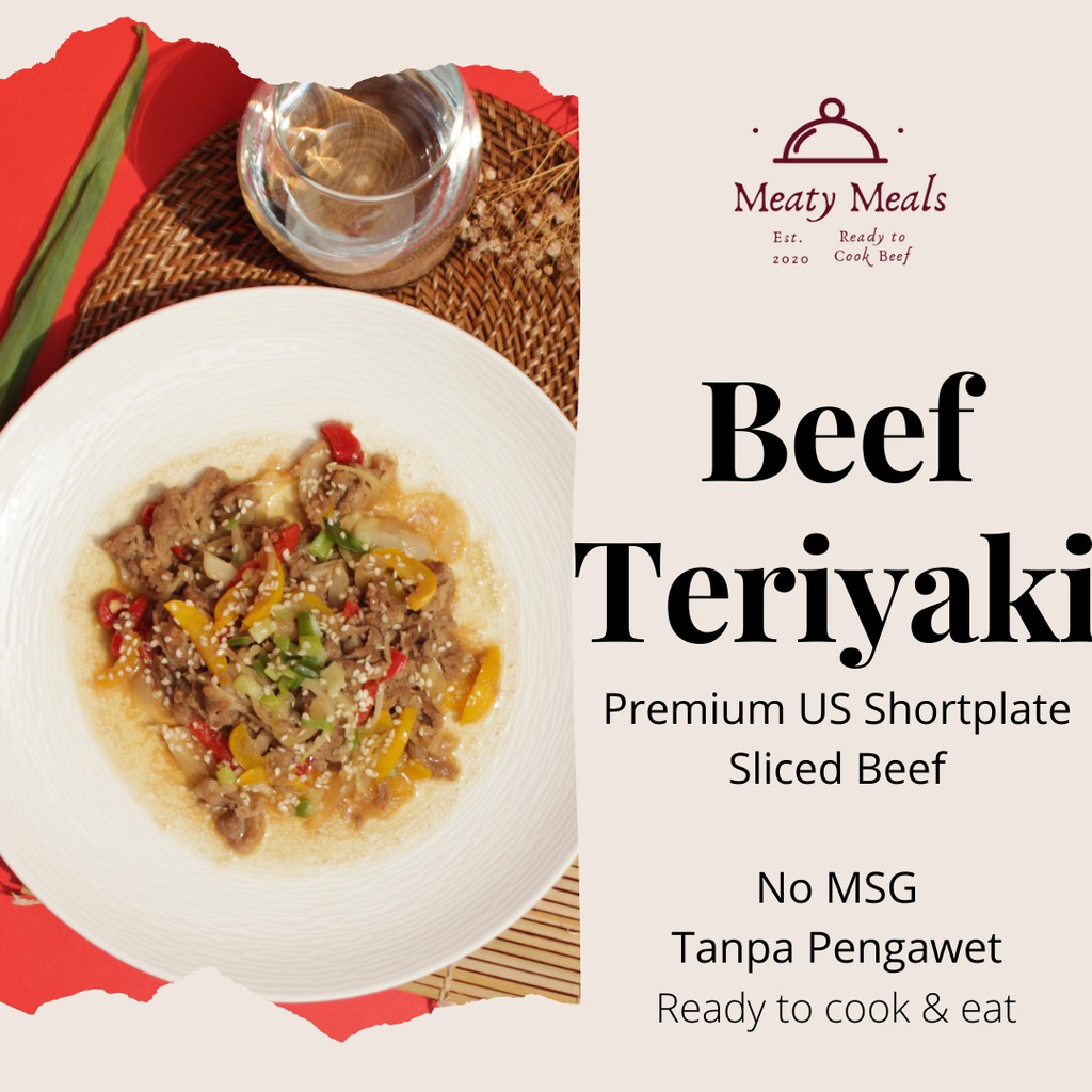 

US SLICED BEEF TERIYAKI 100 GR