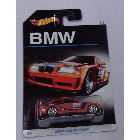 Diecast Mobil Hotwheels 1/64 BMW Anniversary - BMW E36 M3 Race