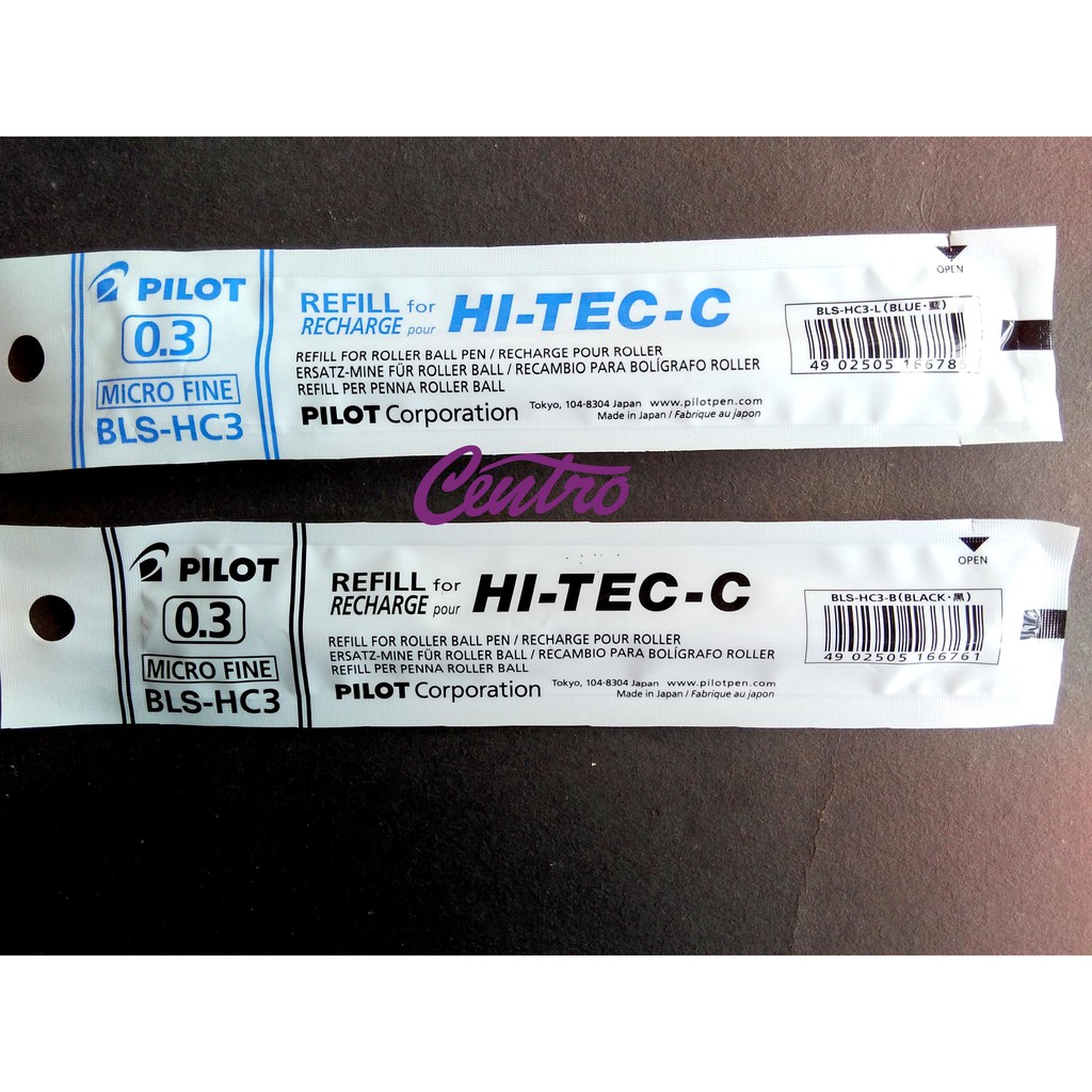 

Pilot Refill Hi-Tec-C 0.3 / Isi Ulang Pulpen Hi-Tec 0.3
