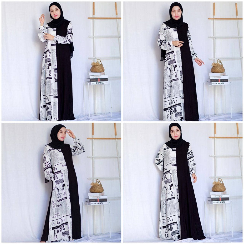 GAMIS ALENA BY TENA IMPORT / GAMIS MURAH WOLYCREP  PREMIUM TERBARU BUSUI FRIENDLY