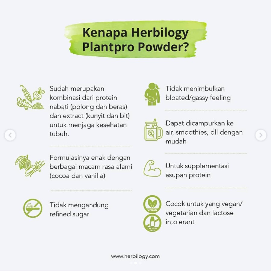 Herbilogy PlantPro Powder Vanilla (Plant Protein) 280 g