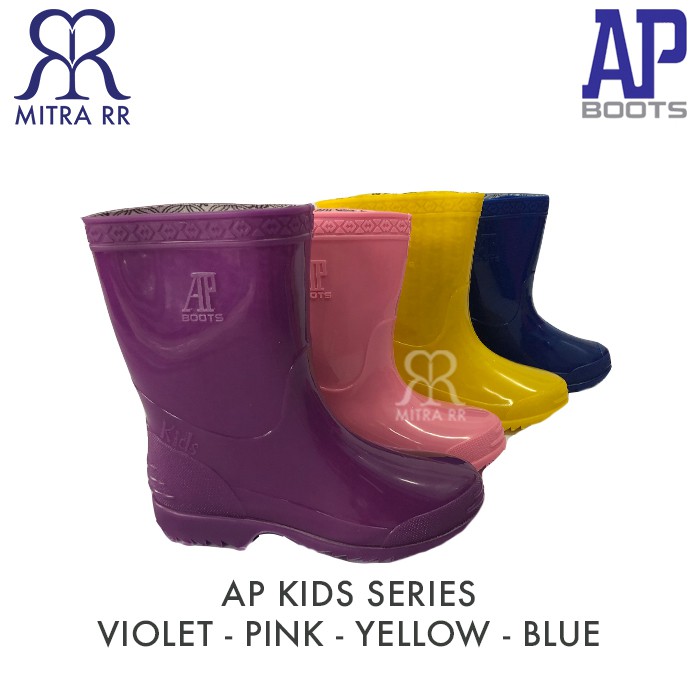 Sepatu Boot Anak AP BOOTS KIDS POLOS Terbaru | Sepatu Boots Anak-anak