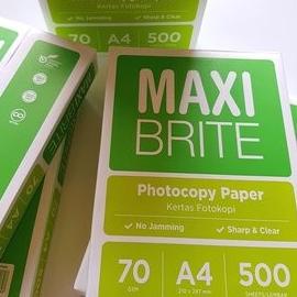 

✼ Kertas HVS A4 70gr Maxi Brite ♖
