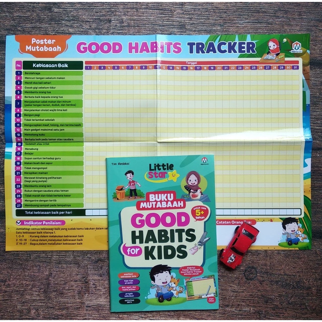 

Little Star Buku Mutabaah Good Habits for Kids. Ziyad