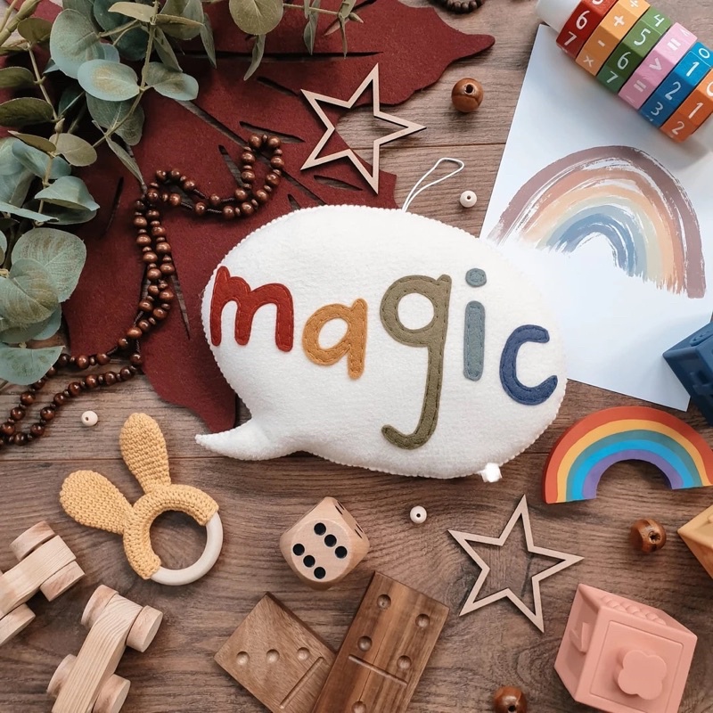 MAGIC Speech Bubble Felt Hanging Decoration/Gantungan Felt/Dekorasi Felt