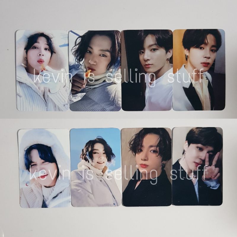 Unofficial BTS Photocard PC Replica Jimin Jungkook Winter Package 2021 Memories 2020 Bluray
