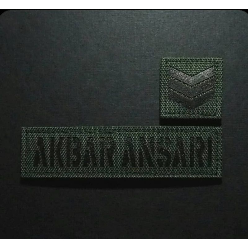 Patch Laser Nama Laser pdl,pdh Tni /Polri