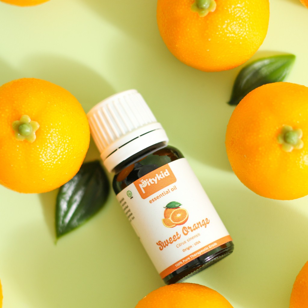 Pitykid Sweet Orange Essential Oil 100% Pure, Therapeutic-Grade 10ml