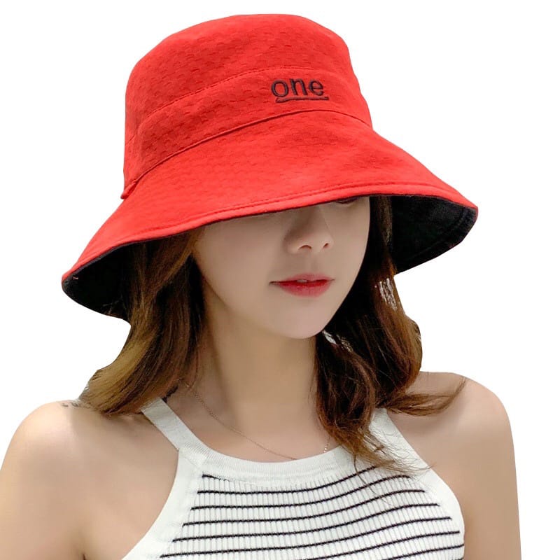 CAHAYA Topi Wanita Bisa Digunakan Dua Warna Depan Belakang / Topi Pantai / Topi Outdoor S47