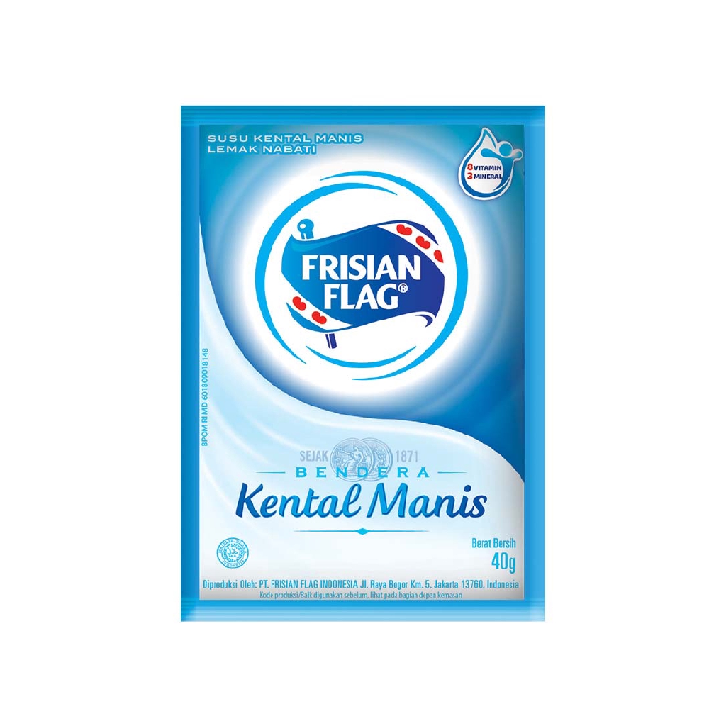 

OL8 - Frisian Flag Kental Manis Putih 6X40g