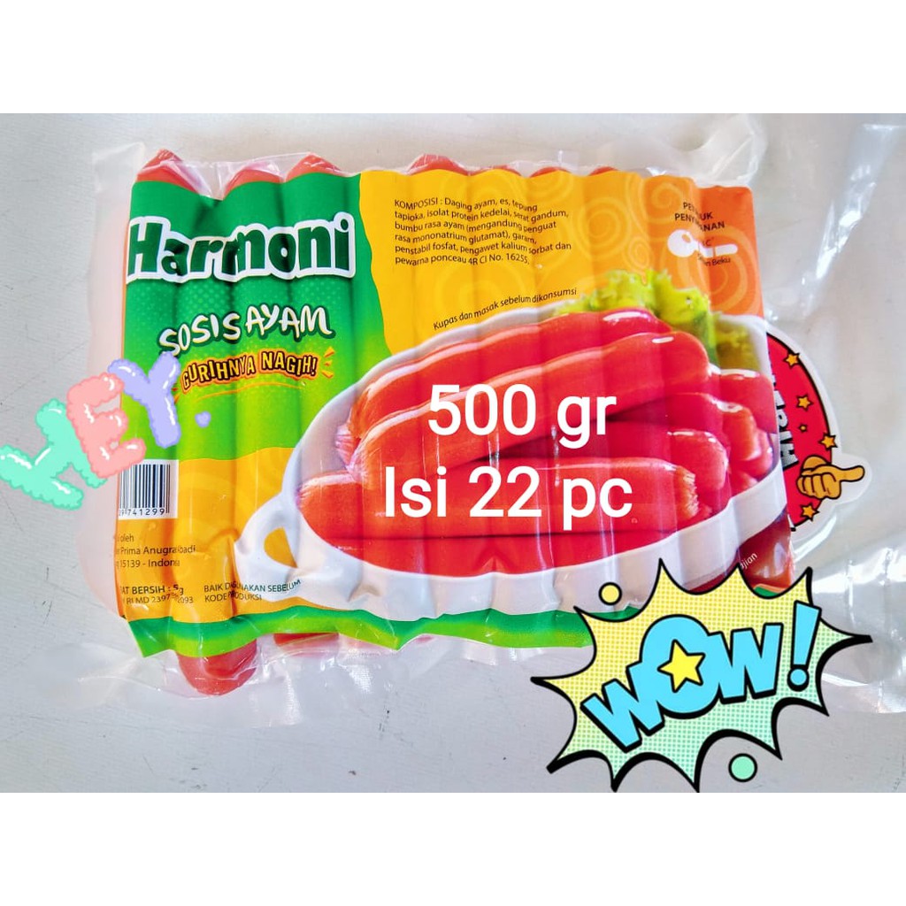 

HARMONI Sosis Ayam 500 gr