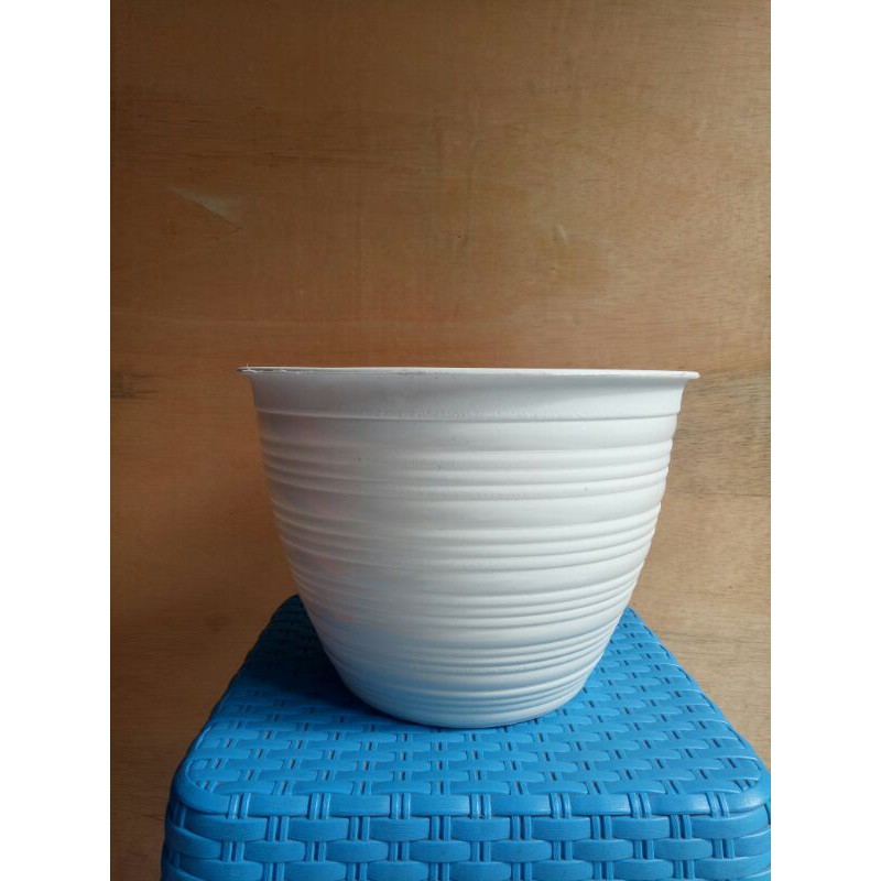 Pot Tawon Besar Putih/Coklat