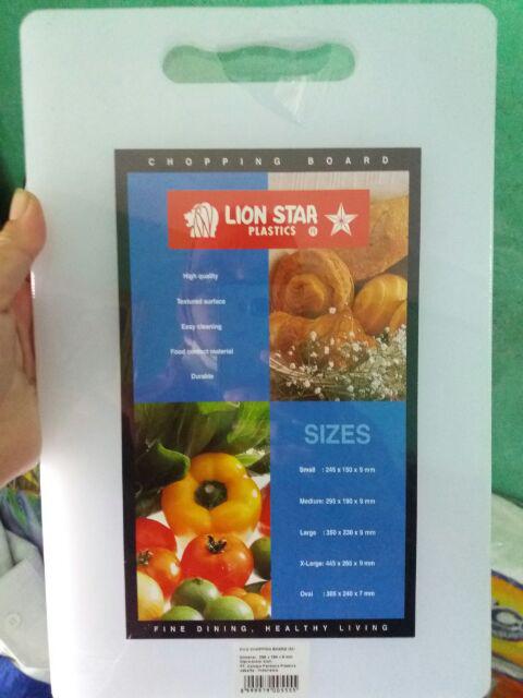 Talenan Plastik / Chopping Board Size M Ch-2 Lion Star
