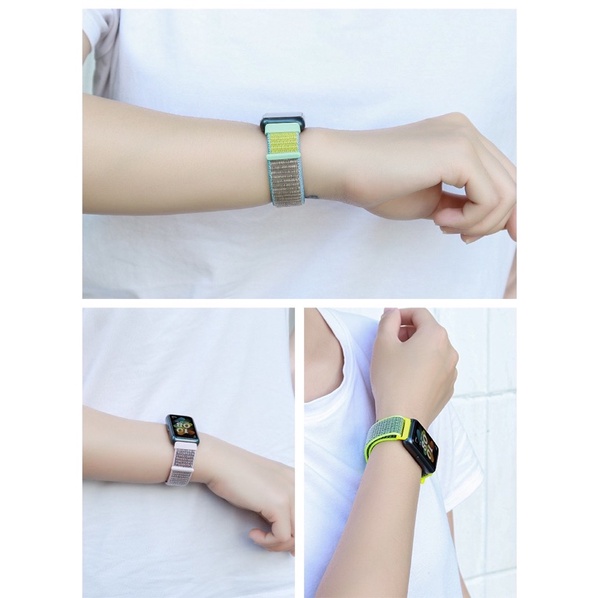 Strap Huawei Band 7 Nilon Colors Tali Jam Huawei Band 7 Nilon Berwarna