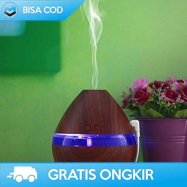 PEMBERSIH UDARA RUANGAN DIFFUSER TAFFWARE WOOD DESIGN 300ML HUMI H218