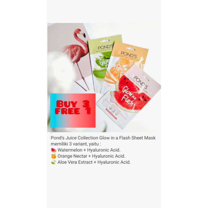 sheet mask ponds juice collection