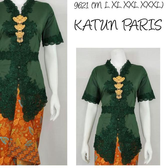 ➪ Indah KEBAYA ENCIM HITAM MODERN LENGAN PENDEK BORDIR SENADA KATUN PARIS KEBAYA WISUDA KEBAYA KATUN